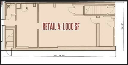 2006-2008 W Chicago Ave, Chicago, IL for lease Floor Plan- Image 1 of 4