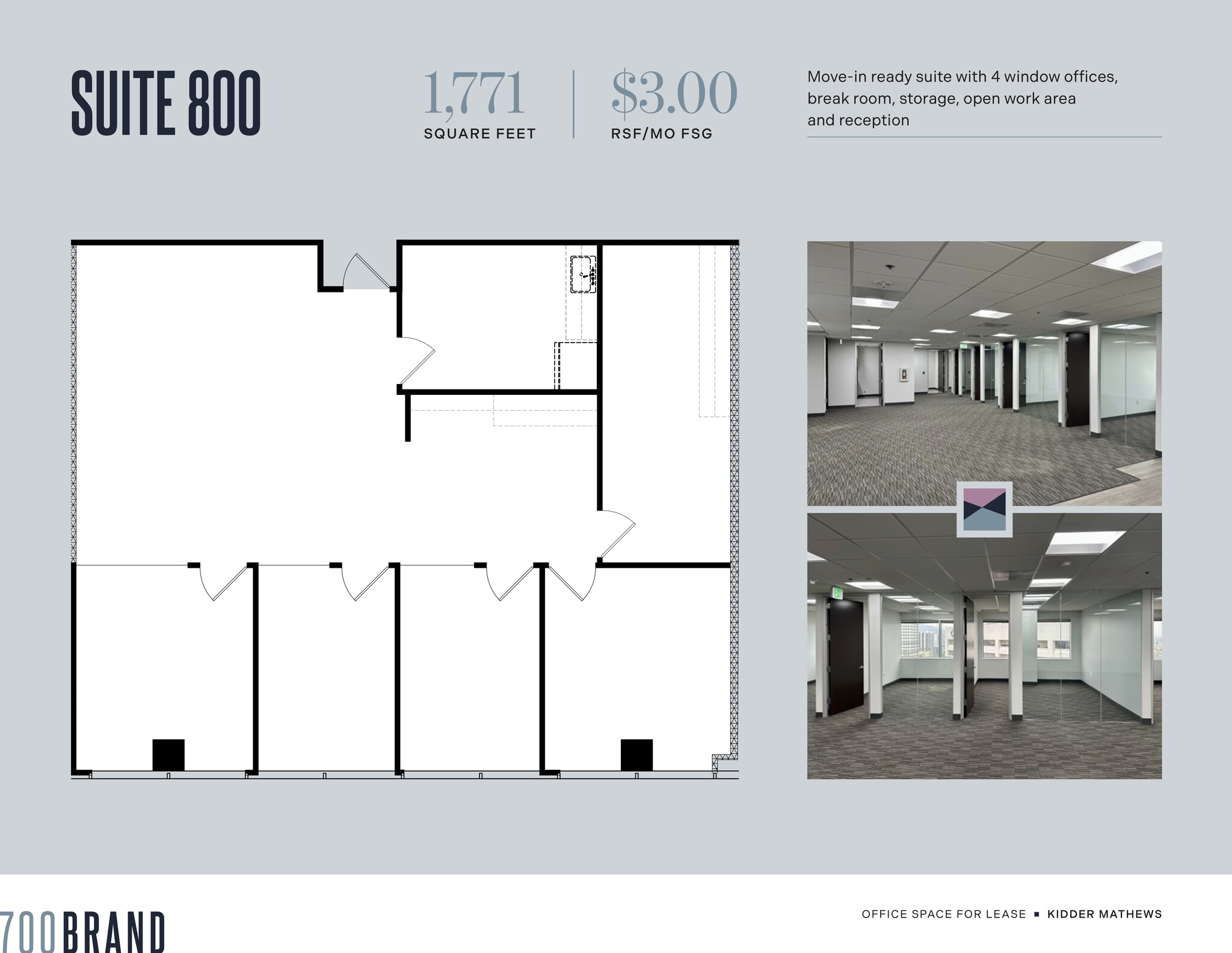 700 N Brand Blvd, Glendale, CA for lease Floor Plan- Image 1 of 3