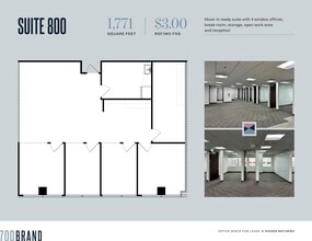 700 N Brand Blvd, Glendale, CA for lease Floor Plan- Image 1 of 3