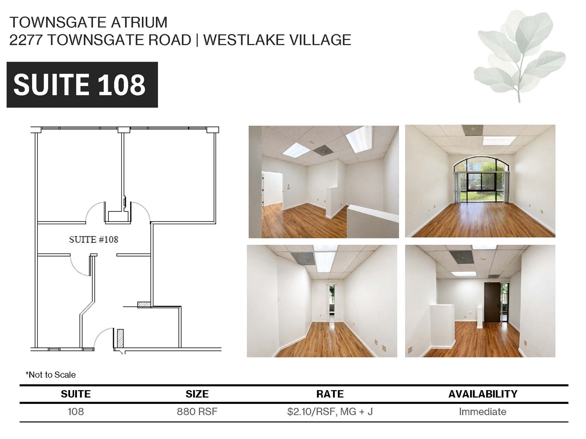 2277 Townsgate Rd, Westlake Village, CA for lease Floor Plan- Image 1 of 6