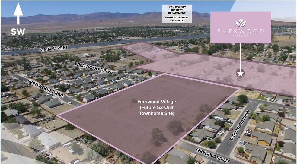 890 Fremont St, Fernley, NV à vendre - Aérien - Image 2 de 3
