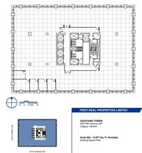 540 5th Ave SW, Calgary, AB for lease Floor Plan- Image 1 of 1