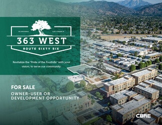 Plus de détails pour 363 W Route 66, Glendora, CA - Commerce de détail à vendre