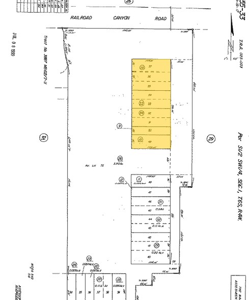 31504-31526 Railroad Canyon Rd, Canyon Lake, CA à louer - Plan cadastral - Image 2 de 19