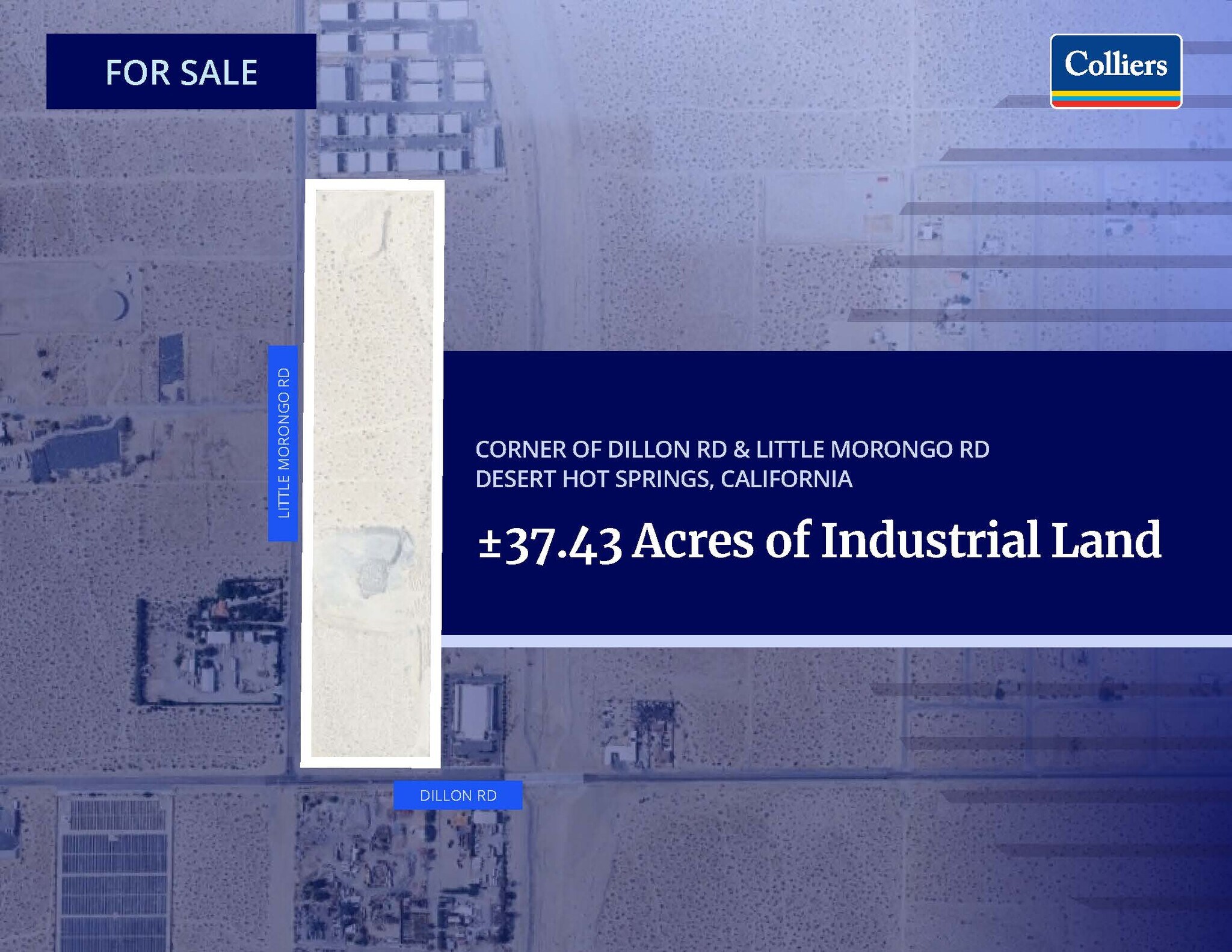 NE Corner of Dillon Road & Little Morongo Rd, Desert Hot Springs, CA for sale Primary Photo- Image 1 of 6