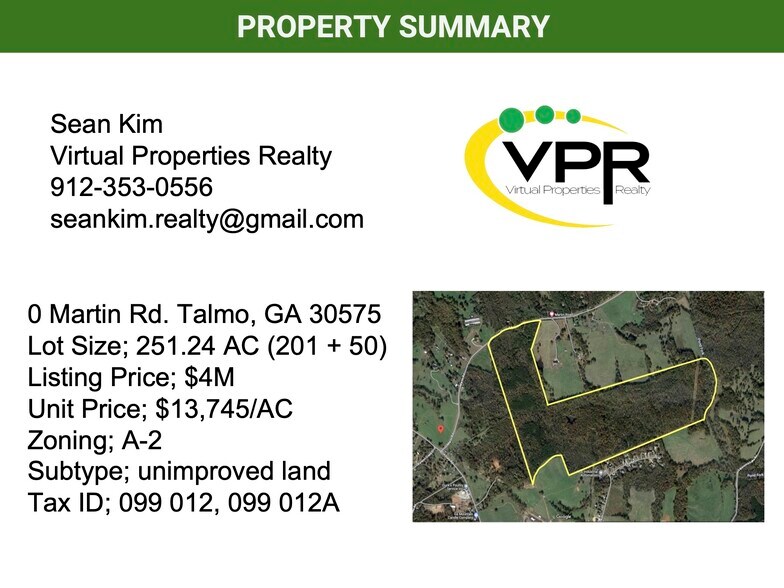 0 Martin Rd, Talmo, GA à vendre - Photo du bâtiment - Image 2 de 12