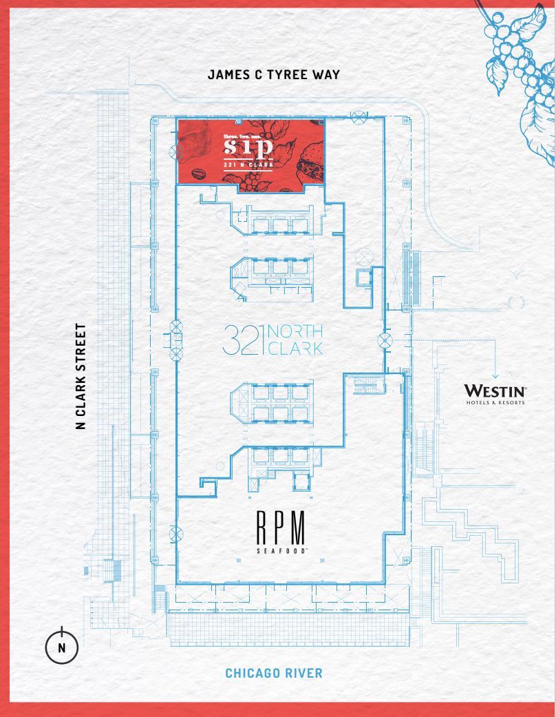 321 N Clark St, Chicago, IL à louer Plan d’étage- Image 1 de 1