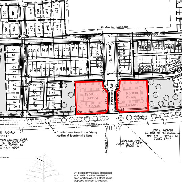 00 Saundersville Rd, Hendersonville, TN for sale - Site Plan - Image 2 of 2