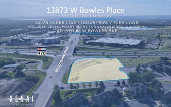 W Bowles Ave, Littleton, CO - Aerial map view