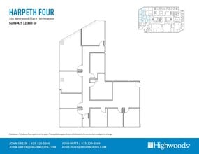 100 Westwood Pl, Brentwood, TN for lease Floor Plan- Image 1 of 1