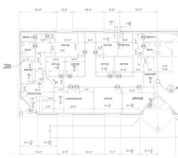 609 S Kelly Ave, Edmond, OK à louer Plan d’étage- Image 1 de 1
