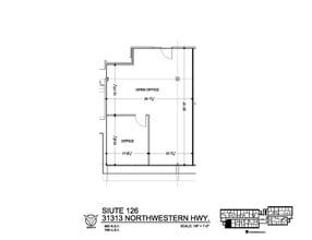 31313 Northwestern Hwy, Farmington Hills, MI for lease Floor Plan- Image 1 of 1