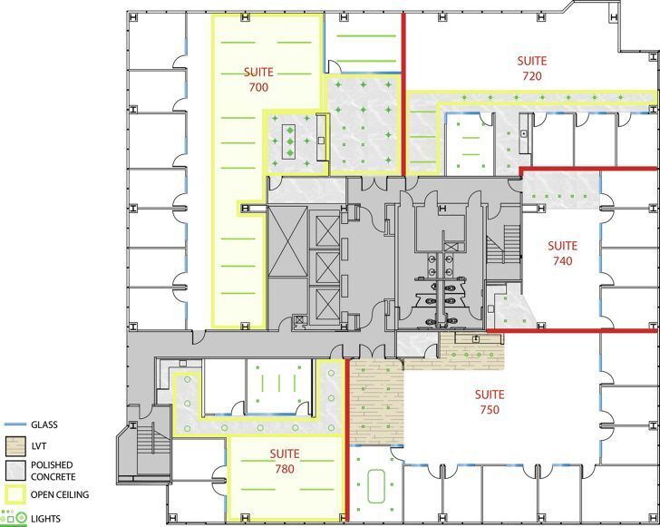 611 Anton Blvd, Costa Mesa, CA for lease Floor Plan- Image 1 of 2