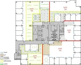 611 Anton Blvd, Costa Mesa, CA for lease Floor Plan- Image 1 of 2