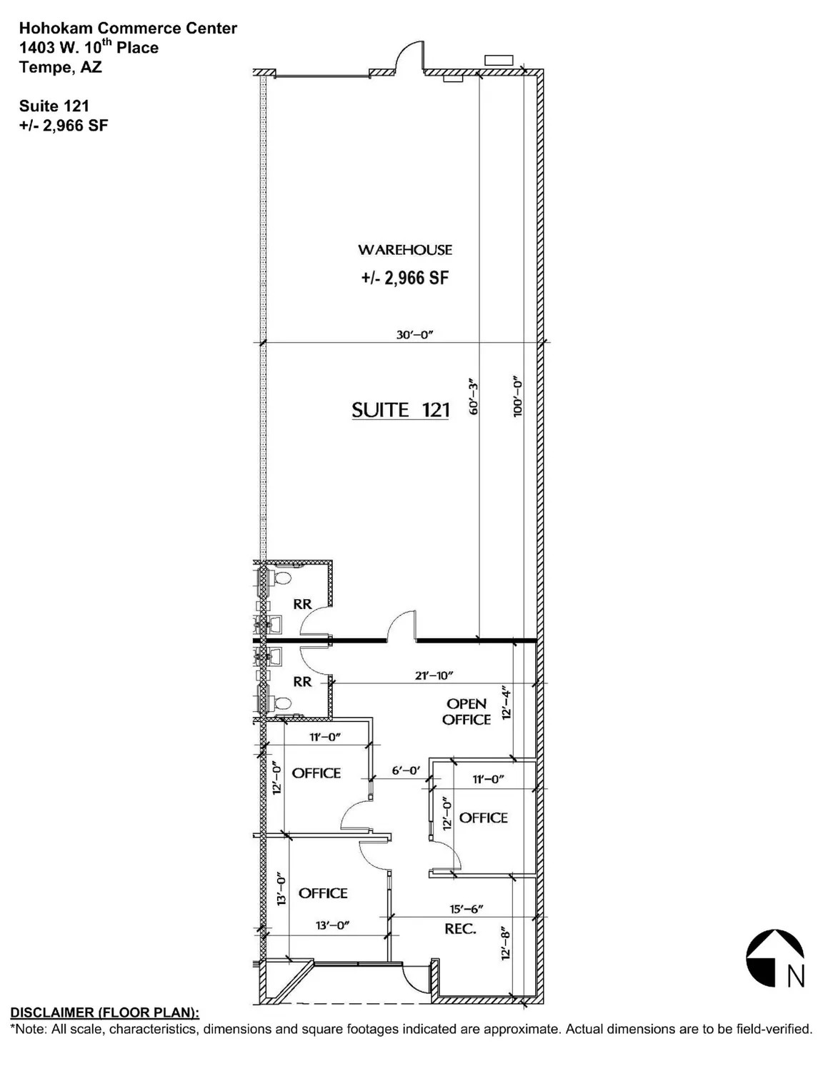 1407 W 10th Pl, Tempe, AZ à louer Plan d  tage- Image 1 de 1