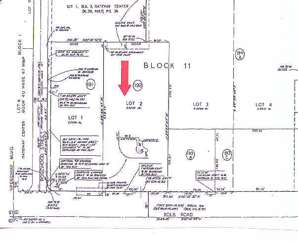 850 N Kolb Rd, Tucson, AZ à louer - Plan cadastral - Image 2 de 3