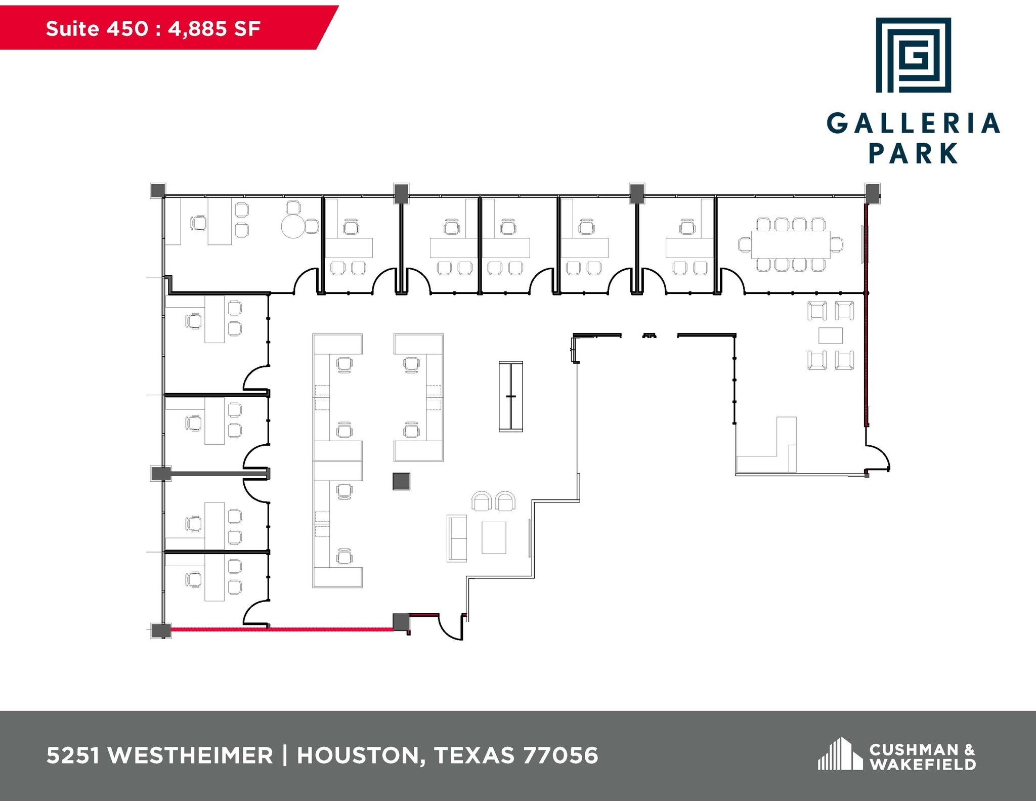 5251 Westheimer Rd, Houston, TX for lease Floor Plan- Image 1 of 1
