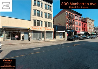 Plus de détails pour 800 Manhattan Ave, Brooklyn, NY - Commerce de détail à louer