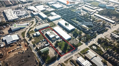1640 Brittmoore Rd, Houston, TX - Aérien Vue de la carte