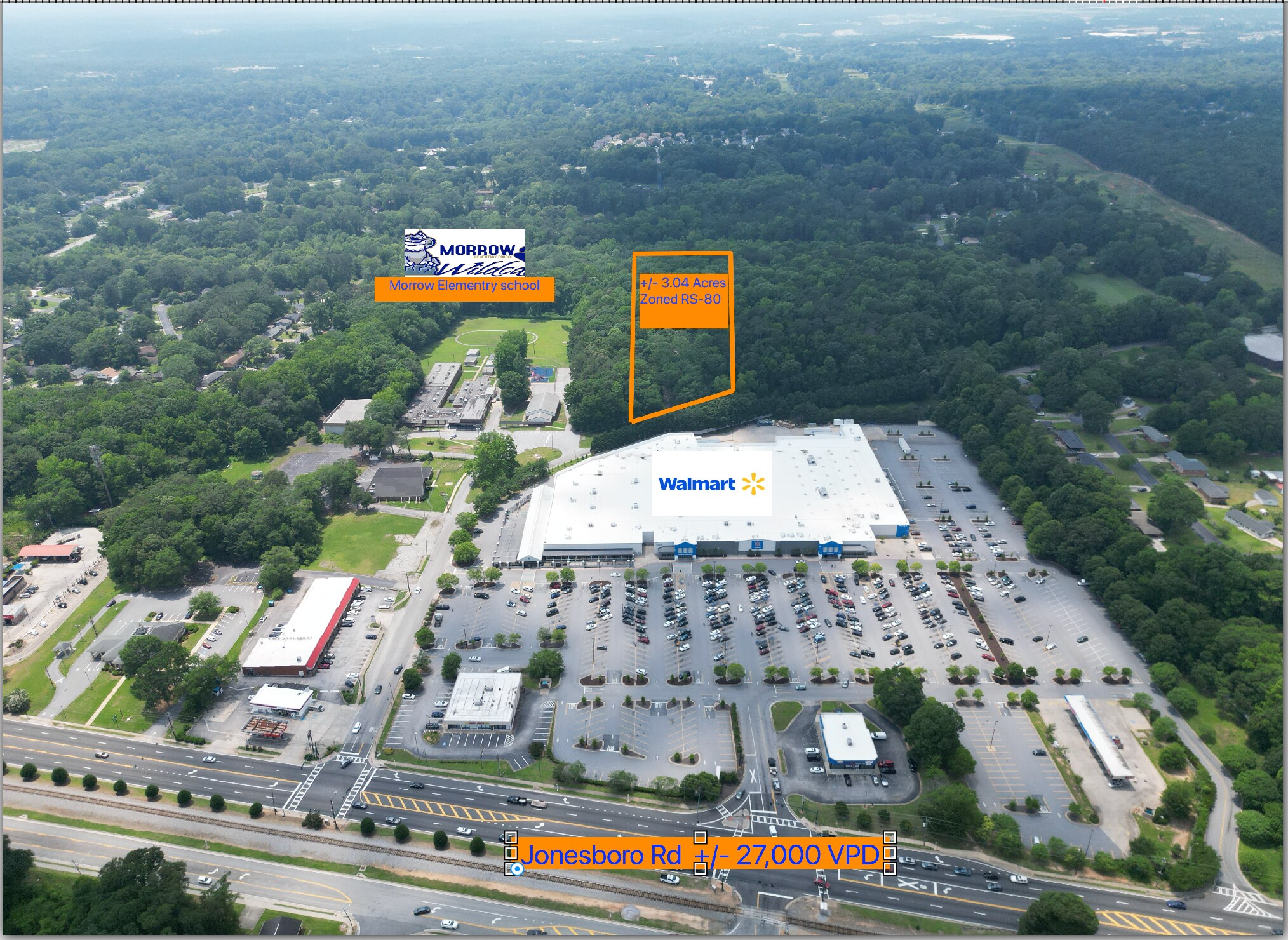 6083 Reynolds Rd, Morrow, GA à vendre Photo du bâtiment- Image 1 de 7