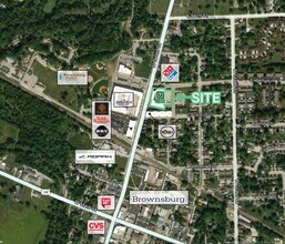 5793 Green St, Brownsburg, IN for lease Aerial- Image 1 of 2