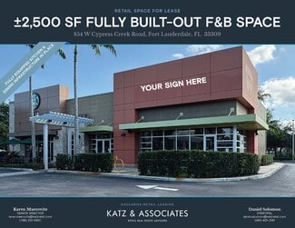 More details for 854 W Cypress Creek Rd, Fort Lauderdale, FL - Retail for Lease