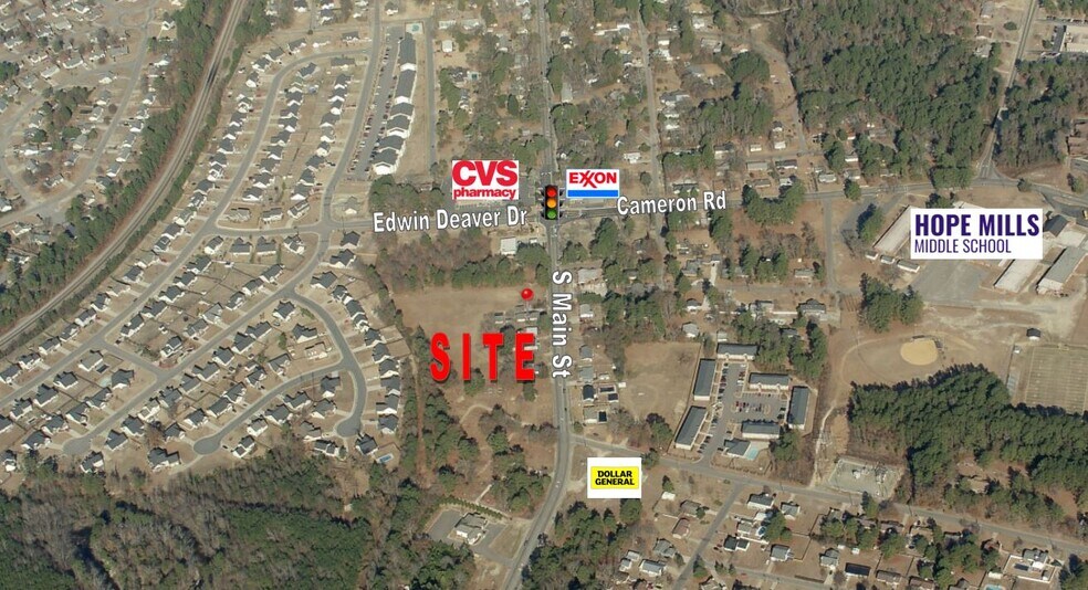4042 Main St, Hope Mills, NC à vendre - Aérien - Image 1 de 4