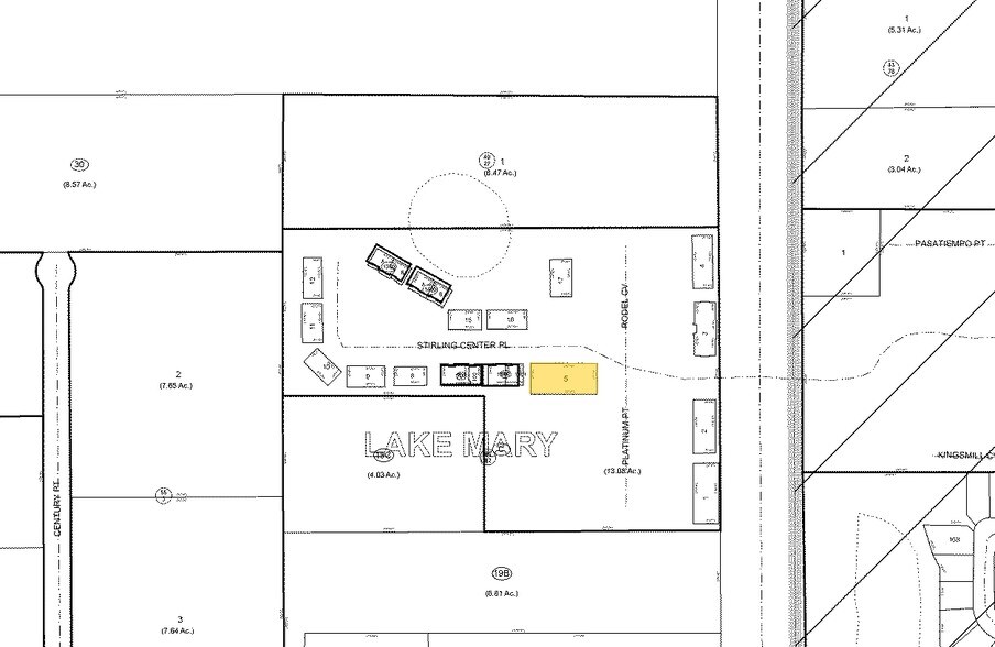 731 Stirling Center Pl, Lake Mary, FL à louer - Plan cadastral - Image 2 de 18