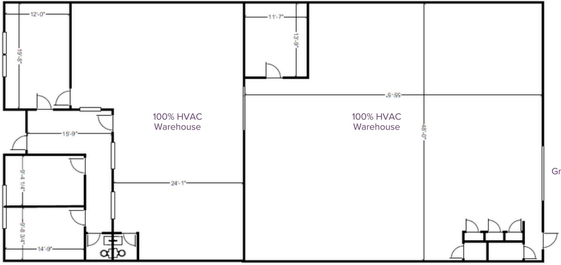 13300 McCormick Dr, Tampa, FL for lease Floor Plan- Image 1 of 2