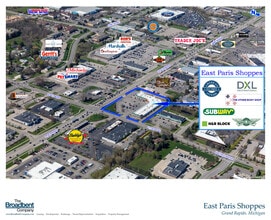 3923-3999 28th St SE, Grand Rapids, MI - AERIAL  map view - Image1