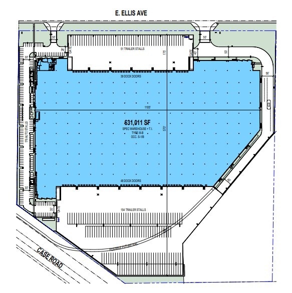 409 E Ellis Ave, Perris, CA for lease Site Plan- Image 1 of 1