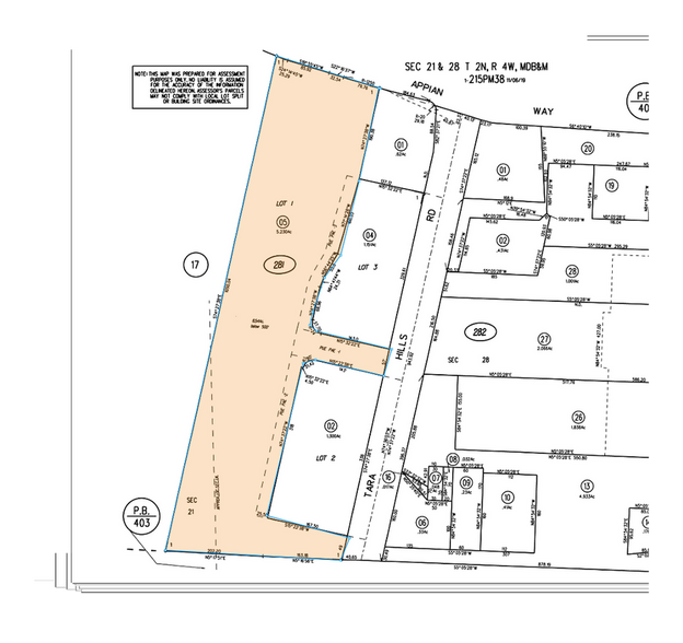 1310 Tara Hills Dr, Pinole, CA for sale - Plat Map - Image 2 of 2