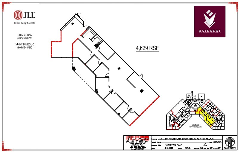 517 Route One South, Iselin, NJ à louer Plan d’étage- Image 1 de 1