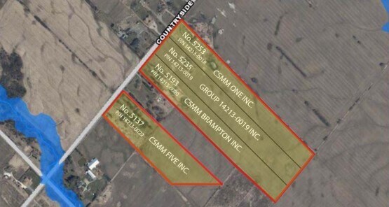 Terrain dans Brampton, ON à vendre Aérien- Image 1 de 1