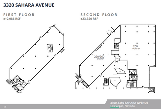 3320 W Sahara Ave, Las Vegas, NV à louer Plan d’étage- Image 1 de 1