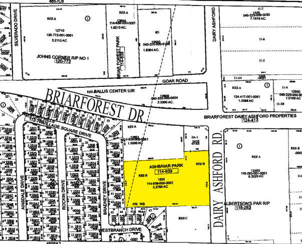 1500 S Dairy Ashford Rd, Houston, TX à louer - Plan cadastral - Image 2 de 36