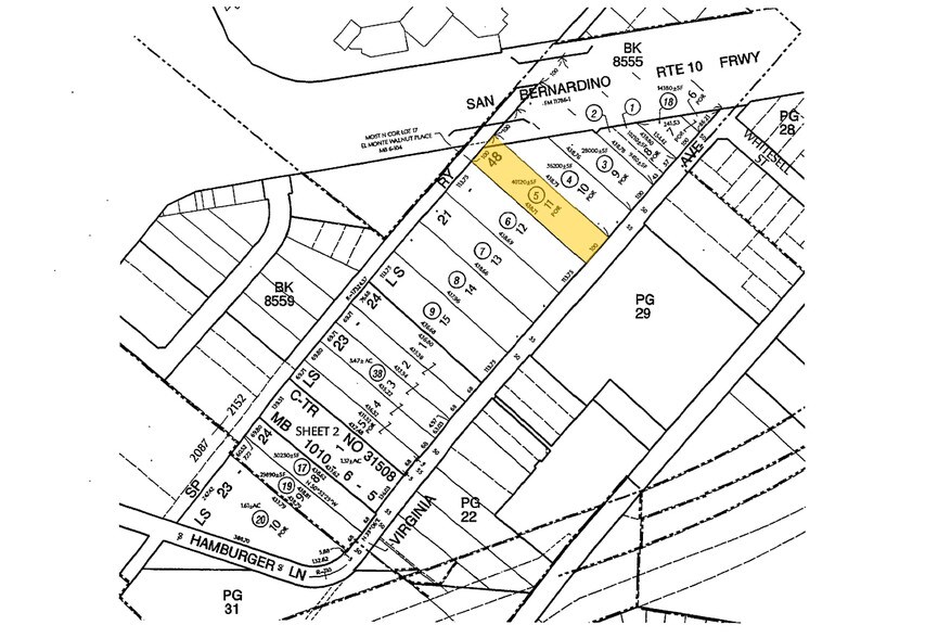 1453 Virginia Ave, Baldwin Park, CA à louer - Plan cadastral - Image 2 de 14