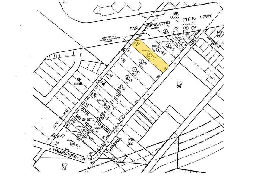 1453 Virginia Ave, Baldwin Park, CA for lease - Plat Map - Image 2 of 14