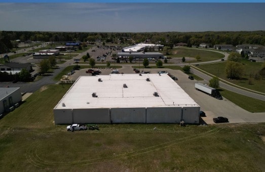 91 W Pine Lake Dr, Newaygo, MI for sale - Aerial - Image 3 of 11