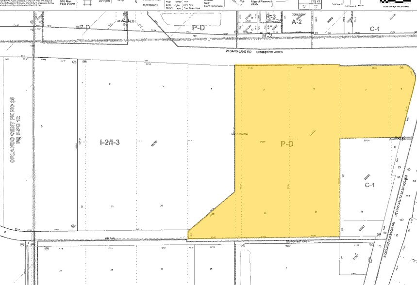 1700-1790 Sand Lake Rd, Orlando, FL à louer - Plan cadastral - Image 2 de 7