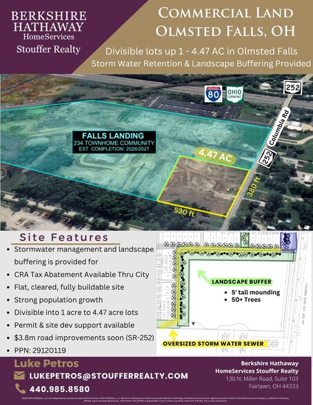 V/L Columbia Road, Olmsted Falls, OH for sale - Building Photo - Image 2 of 4