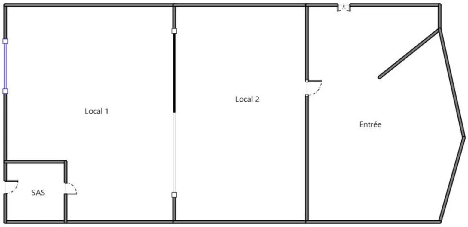 Retail in Paris for lease Floor Plan- Image 1 of 1
