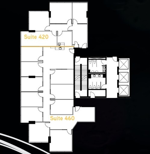 910 7th Ave SW, Calgary, AB à louer Plan d’étage- Image 1 de 1