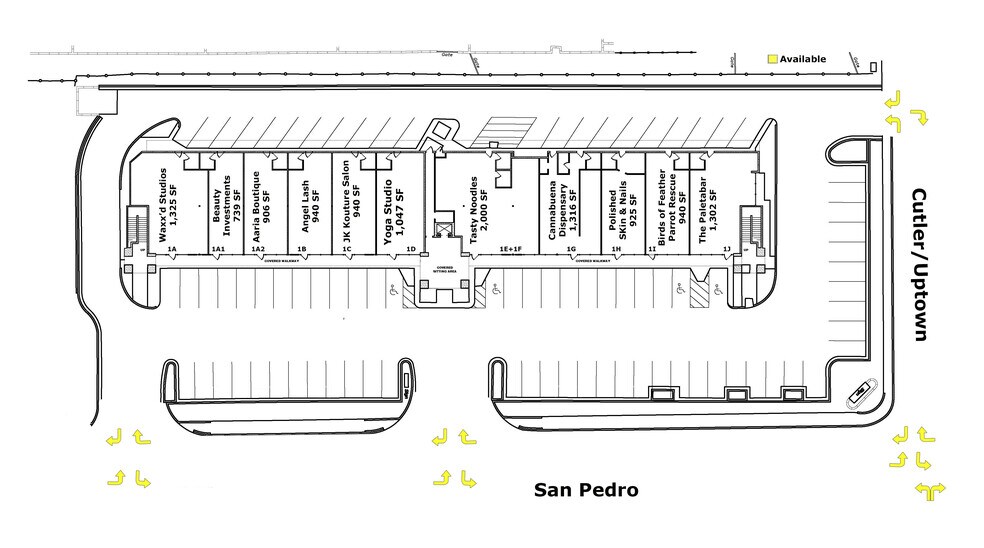 2325 San Pedro Blvd NE, Albuquerque, NM à louer - Plan de site - Image 2 de 8