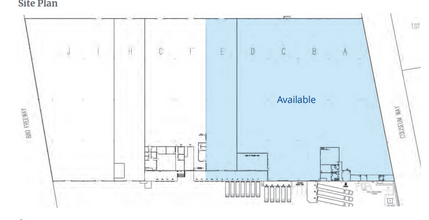 6195 Coliseum Way, Oakland, CA à louer Plan de site- Image 1 de 1