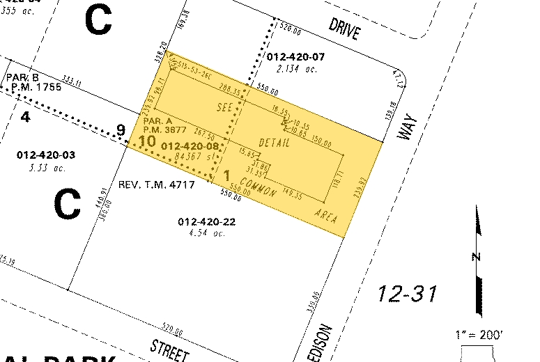 335 Edison Way, Reno, NV à louer - Plan cadastral - Image 2 de 5