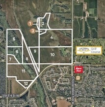 Chippendale Ave W and  195th St, Farmington, MN - Aérien  Vue de la carte