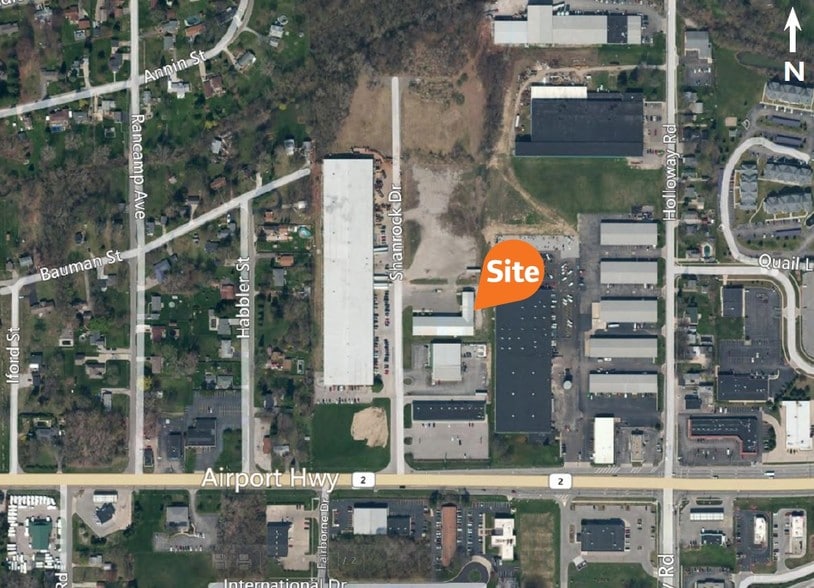 1605 Shanrock Dr, Holland, OH for lease - Aerial - Image 2 of 4