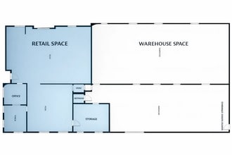 3017-3021 N Portland Ave, Oklahoma City, OK à louer Plan d’étage- Image 1 de 1