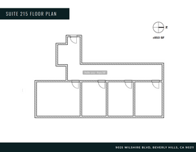 9025 Wilshire Blvd, Beverly Hills, CA for lease Floor Plan- Image 1 of 7